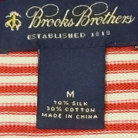 Brooks Brothers Striped Square Neck Sweater Medium - Picture 4 of 5